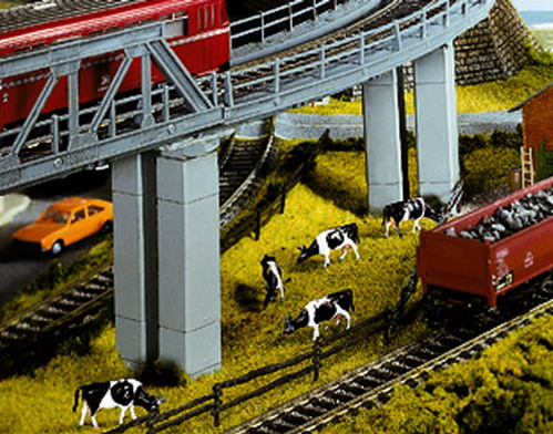 Noch 21420  двойная опра 9.4 см 2шт  H0 ― Zugmodell -- Модели железных дорог ведущих фирм: Piko, Roco, Noch, Vollmer, Faller, Auhagen, Trix, Tillig, Busch