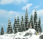 Busch 6466 декор 20 Снежные елки  H0