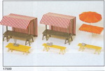 Preiser 17500 фигурки Рыночные палатки  H0