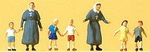 Preiser 88556 фигурки Сестры милосердия с детьми  Z
