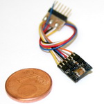 ESU 54687  LokPilot micro V4.0. MM/DCC/SX. 6-pin NEM 651 с кабелем