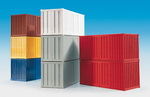 Kibri 10924  H0 -Fuss-Container  8 шт  H0
