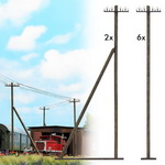 Busch 1499  телеграфные столбы 93мм  H0