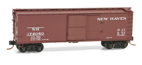 Micro Trains 04200130 вагон 40`крытый вагон New Haven  N ― Zugmodell -- Модели железных дорог ведущих фирм: Piko, Roco, Noch, Vollmer, Faller, Auhagen, Trix, Tillig, Busch