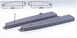 KATO (Japan) 23-105  248 мм (R481-15) платформа Type 4 (левая и правая)  N