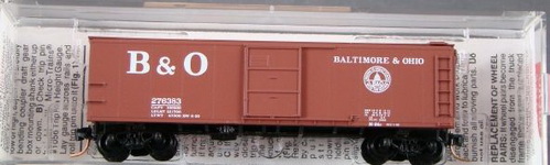 Micro Trains 120240 вагон 40`USRA стальной крытый вагон Baltimore & Ohio  N ― Zugmodell -- Модели железных дорог ведущих фирм: Piko, Roco, Noch, Vollmer, Faller, Auhagen, Trix, Tillig, Busch