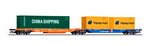 Tillig 18003 вагон +контейнеры DBAG Ep.V TT