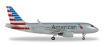 Herpa 530835  A319 American Airlines  1:500
